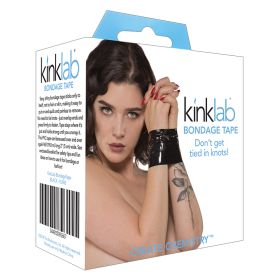 Kinklab Unisex Bondage Tape-Black