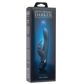 Fifty Shades Darker Oh My Rabbit Vibrator-Black 10"