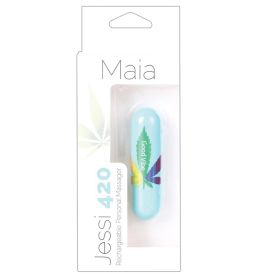 Maia Jessi 420 Rechargeable Mini Bullet-Blue