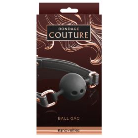 Bondage Couture Ball Gag-Black