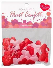 Romantic Heart Confetti Red, Pink - KHENVC40