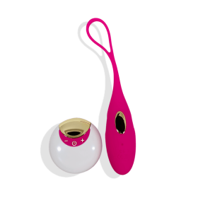 Trivia ‚Äì Erotic Silicone Bullet Egg Vibrator With A Remote Control - Pink