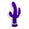 Iris- The Suction Cup Vibrator, Suction Cup Dildo - Purple