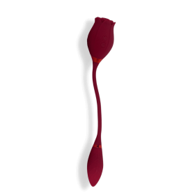 Daphne- The Blooming Rose Dual Vibrator - Red