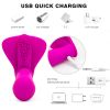 Wearable Panty Vibrator and Adult Sex Toys with APP Remote Control;  Clitoral Vibrator Stimulator Sexual Pleasure Tools for Women - Rose