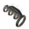 Shared Vibrating Masturbator G-spot Sex Toys Female Couples Penis Ring Massage Vaginal Clitoral Stimulation Sex Toys - black