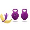 Powerful 10 Speed Couple Vibrator C Ring Brush Clitoral Stimulating Massager - Purple