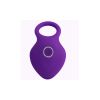 Powerful 10 Speed Couple Vibrator C Ring Brush Clitoral Stimulating Massager - Purple